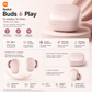 AUDIFONOS REDMI BUDS 6 PLAY (ROSA) + SMARTWATCH FILWANS GTS MINI (DORADA) + BOCINA SANAG M15 (ROJA)