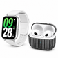 SMARTWATCH REDMI WATCH 5 ACTIVE (PLATA) + AUDIFONOS G-TIDE H21 (PLATA)