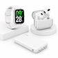 SMARTWATCH REDMI WATCH 5 ACTIVE (PLATA) + POWER BANK G-TIDE P1 10000Mha (BLANCO) + AUDIFONOS G-TIDE H21 (PLATA)