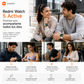 SMARTWATCH REDMI WATCH 5 ACTIVE (PLATA)+ AUDIFINOS 2 EN 1 HH MORE T55 PRO & MINI TWS (PLATA)