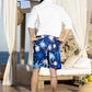 Short Hombre Traje de Baño o Casual Cintura Ajustable y Bolsas