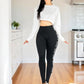 Pack de 2 Leggings Casuales de Mujer de Yoga para Dama y Cintura Alta Pantalones Ajustados con Control de Abdomen no transparentan