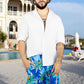 Traje de Baño Hombre Estampado Trajes de Baño de Playa de Secado Rápido con Forro de Mallas, Bañador Corto para Playa, Natación o Piscina
