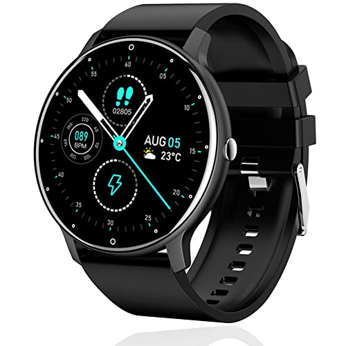 Smartwatch Reloj Inteligente para Mujer y Hombre Banda Inteligente 1.28" Pantalla Táctil Completa Pulsera Deportivo