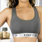 MALABIS Bra Mujer con Copas Push Up Peto Medio Comodidad Sin Varilla