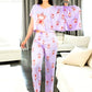 Pijama De 3 Piezas Mujer Pantalon Short Y Playera A Juego