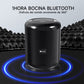 1 Hora Bocina Bluetooth Portatil 5.1, Mini Altavoz Inalámbrico con Manos Libres/Micro USB/Radio FM/TF, Compatible con Phone, Tablet, Computadores, Ideal para Viajar, Campear, Negro
