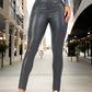 Leggings Faja Alta Grueso Leggins Reduce Abdomen Vientre Cintura Legins Mallon de Mujer Mallas Elegantes Malones de Talle Extra Alto