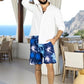 Short Hombre Traje de Baño o Casual Cintura Ajustable y Bolsas