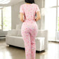 Pijama De 3 Piezas Mujer Pantalon Short Y Playera A Juego