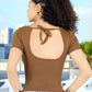 Playera Manga Corta Canale Stretch Mujer – Ajuste Perfecto