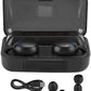 F9-5 Auriculares LED, 9D Reducción de Ruido Diaplay Digital Cantidad Eléctrica Diaplay Pantalla Auriculares Inalámbricos, Conexión Instantánea Control Táctil Cabina de Carga Grande para El Hogar|B0BHX1ZTY7