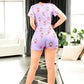 Pijama De 3 Piezas Mujer Pantalon Short Y Playera A Juego