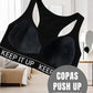 Set de 2 Bras Mujer con Copas Push Up Peto Medio Comodidad Sin Varilla