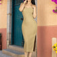 Vestido De Mujer Midi Casual Stretch para Diario Y Salida