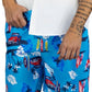 Traje de Baño Hombre Estampado Trajes de Baño de Playa de Secado Rápido con Forro de Mallas, Bañador Corto para Playa, Natación o Piscina