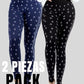 Set De 2 Leggings Casual o Deportivos De Cintura Alta De Mujer En Color Sólido