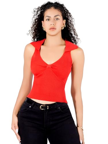 Blusa Casual Mujer Moderna Tejido Acanalado Stretch