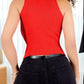Blusa Casual Mujer Moderna Tejido Acanalado Stretch