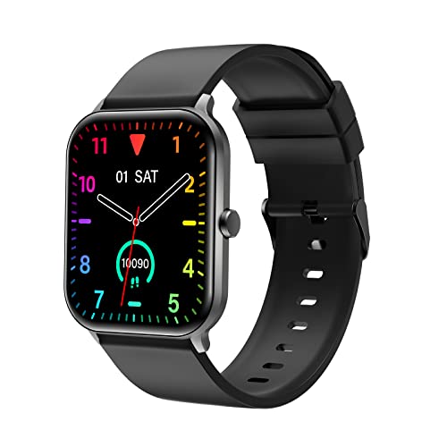 Smartwatch Watch3 Reloj Inteligente de 1,85 Pulgadas,Rastreador de Fitness,Monitor de Sueño,Monitor de Frecuencia Cardíaca SPO2, 230+ Esferas,Ciclo Menstrual Femenino ip68 para iPhone Android