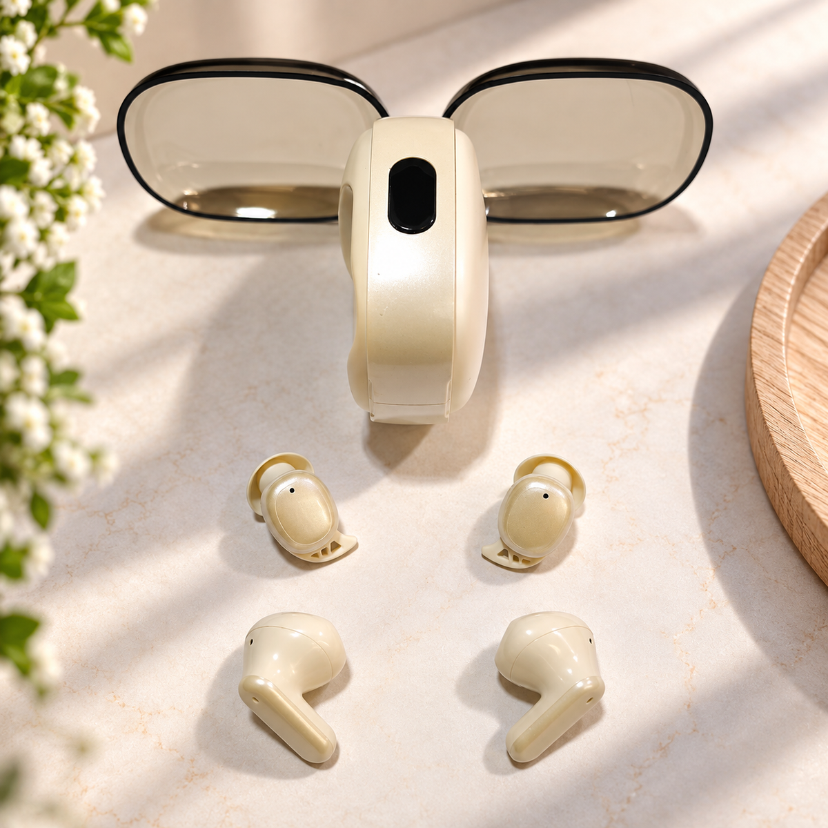 Audífonos bluetooth 2 en 1 TECNIQUERO DuoBuds 2X G86