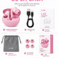Set Audífonos In-Ear audífonos l42 rosa con smartwatch futurem fm13 rosa inalámbrica con cancelación de ruido