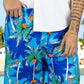 Traje de Baño Hombre Estampado Trajes de Baño de Playa de Secado Rápido con Forro de Mallas, Bañador Corto para Playa, Natación o Piscina