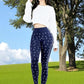 Set De 2 Leggings Casual o Deportivos De Cintura Alta De Mujer En Color Sólido