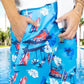 Traje de Baño Hombre Estampado Trajes de Baño de Playa de Secado Rápido con Forro de Mallas, Bañador Corto para Playa, Natación o Piscina
