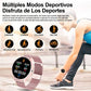 Smartwatch Mujer, Reloj Inteligente Impermeable IPX67, Monitor De Frecuencia Cardíaca/Oxígeno en Sangre/Presión Arterial, Múltiples Modos Deportivos, Monitor De Calorías.