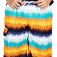 Short Playa y Alberca Hombre Estampado Traje Baño con Forro
