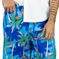 Traje de Baño Hombre Estampado Trajes de Baño de Playa de Secado Rápido con Forro de Mallas, Bañador Corto para Playa, Natación o Piscina