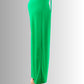 Generic Pantalones Wide Legs para Mujer (MX/US, Alfa, Talla única, Regular, Regular, Verde)