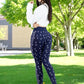 Set De 2 Leggings Casual o Deportivos De Cintura Alta De Mujer En Color Sólido