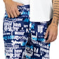 Traje de Baño Hombre Estampado Trajes de Baño de Playa de Secado Rápido con Forro de Mallas, Bañador Corto para Playa, Natación o Piscina