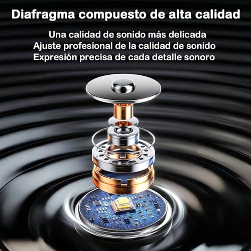Audífonos HiTauing Bluetooth, Auriculares Bluetooth 5.4 Estéreo, Sonido Envolvente, con HiFi Estéreo y Cancelacion Ruido
