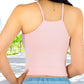 Pack de 3 Tops de Mujer Deportivo o Casual Blusas Croptop básicos Dama Tirantes Camiseta Corta Dama Stretch