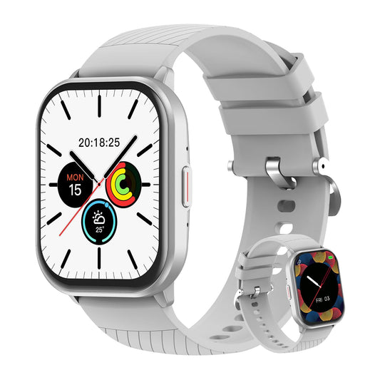 Smartwatch 2.01 pulgadas, Pantalla Grande, Reloj Inteligente Llamada Bluetooth,  Monitor De Frecuencia Cardíaca/Oxígeno.