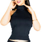 Blusas Mujer Texturizada Casual O Elegante Crop Top