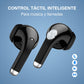 Audífonos Inalámbricos 1Hora Bluetooth 5.3, In-Ear. Micrófono incorporado. Compatible con iOS y Android. Color: Negro