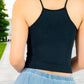 Pack de 3 Tops de Mujer Deportivo o Casual Blusas Croptop básicos Dama Tirantes Camiseta Corta Dama Stretch