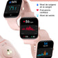 Reloj Inteligente TOOBUR, Alexa Incorporada, Sumergible, Llamadas, Notificaciones. Rosa