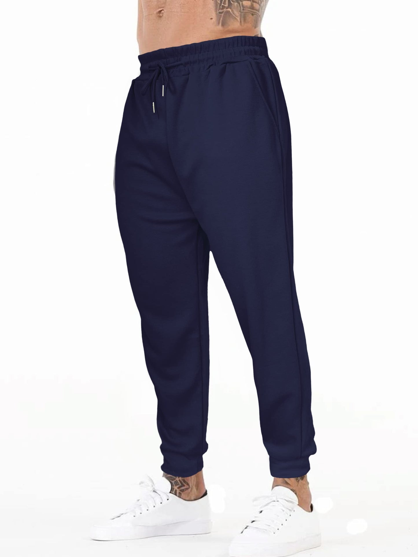 Generic Jogger Pants Paquete 2 Piezas Pans para Hombre Ropa para Gym Pantalones Deportivos con Bolsas y Cordón Ajustable Ejercicio o Casual