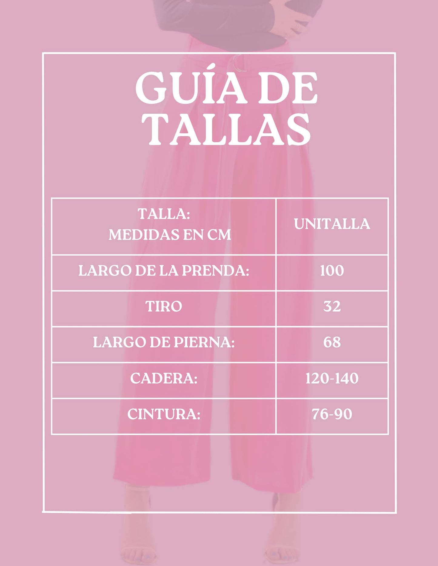 Generic Pantalones Wide Legs para Mujer (MX/US, Alfa, Talla única, Regular, Regular, Naranja)