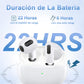 Audífonos Inalámbricos Bluetooth 5.2, Audífonos Bluetooth, Reducción de ruido ENC ，Calidad de sonido HIFI，IPX6 ，Batería con duración de hasta 6 Horas