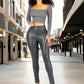 Leggings Faja Alta Grueso Leggins Reduce Abdomen Vientre Cintura Legins Mallon de Mujer Mallas Elegantes Malones de Talle Extra Alto
