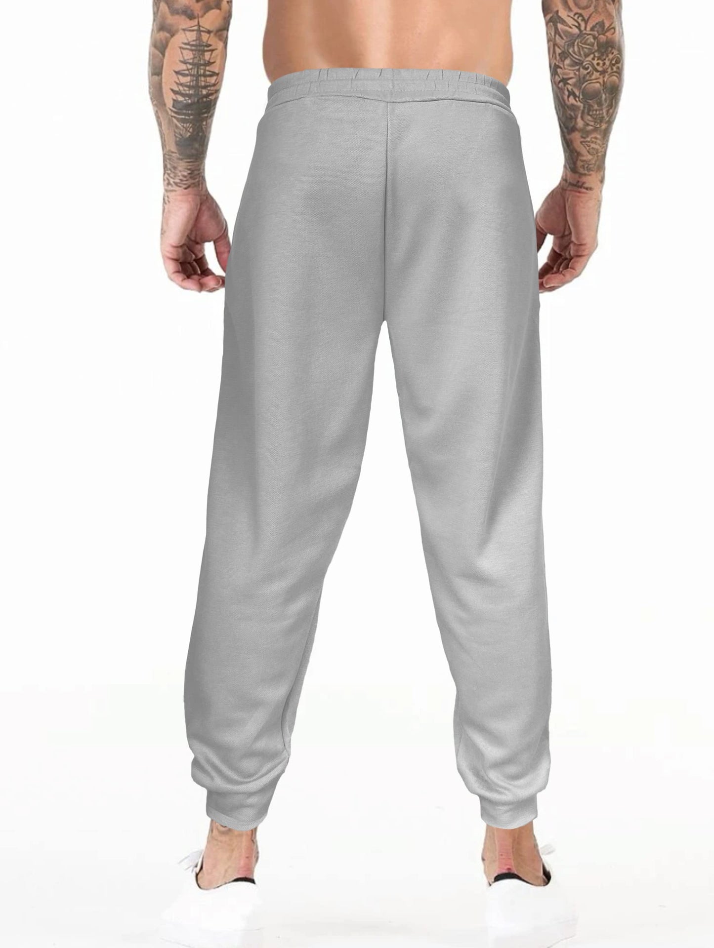 Generic Jogger Pants Paquete 2 Piezas Pans para Hombre Ropa para Gym Pantalones Deportivos con Bolsas y Cordón Ajustable Ejercicio o Casual
