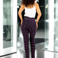 Set De 2 Leggings Elegantes Jegging Mujer a Cuadros Stretch Looks Formal y Casual Mayón y Mallones