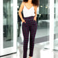 Set De 2 Leggings Elegantes Jegging Mujer a Cuadros Stretch Looks Formal y Casual Mayón y Mallones