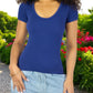 MALABIS Player Mujer Texturizada Casual Stretch Blusa Dama Top